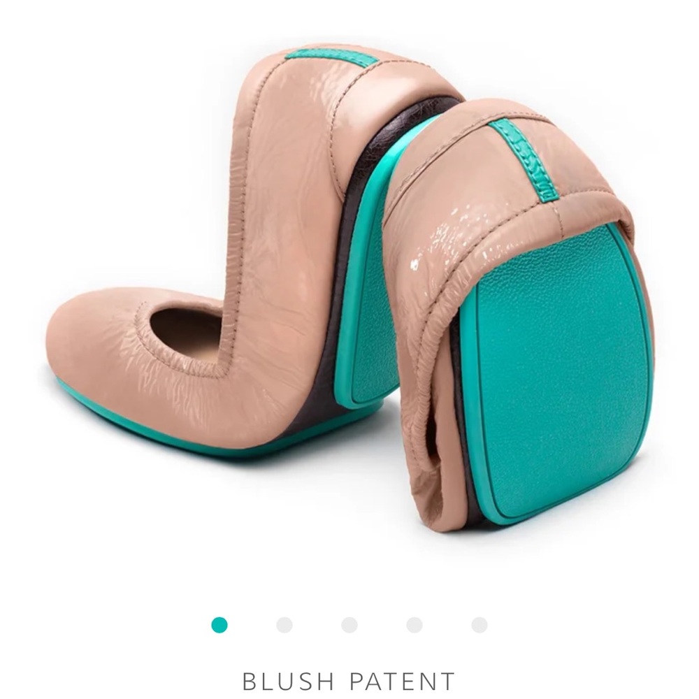 GUC Tieks blush patent ballet flats